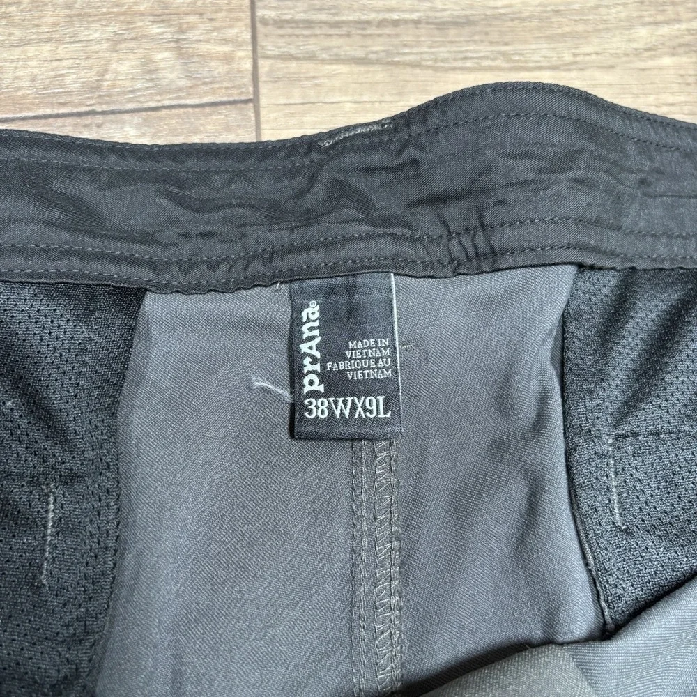 Prana‎ Mens Alameda Shorts Size 38 Iron Grey